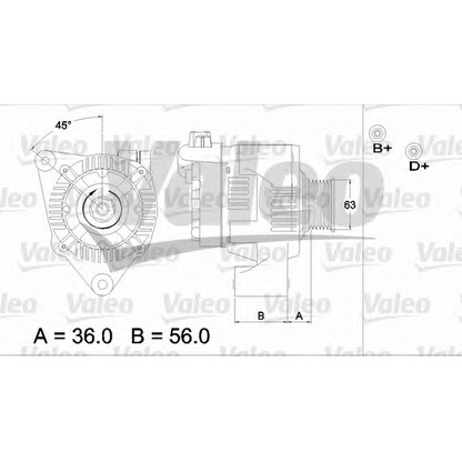 Photo Alternateur VALEO 437187