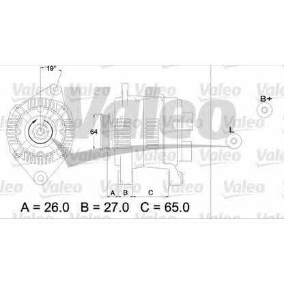 Photo Alternator VALEO 437205