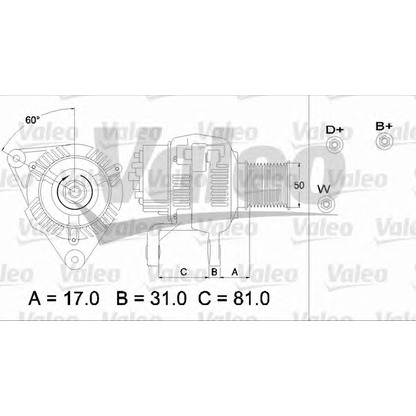 Foto Alternador VALEO 437209