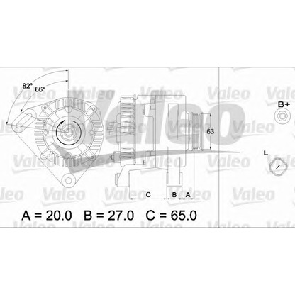 Foto Alternador VALEO 437313