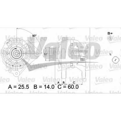 Foto Alternatore VALEO 437315