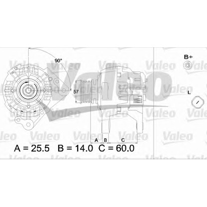 Photo Alternator VALEO 437316