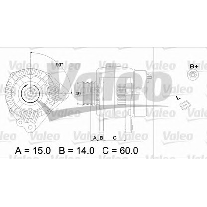 Foto Alternador VALEO 437339