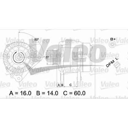 Foto Alternatore VALEO 437377