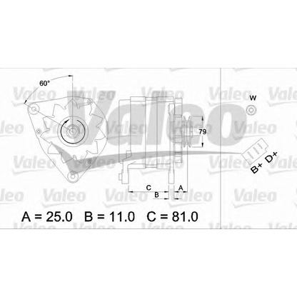 Photo Alternator VALEO 437379