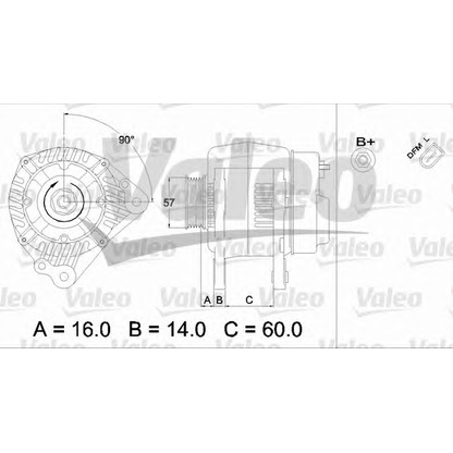 Foto Alternador VALEO 437411