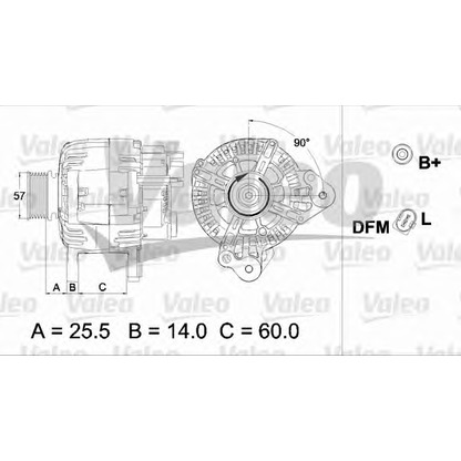 Photo Alternator VALEO 437469