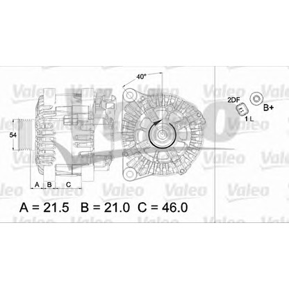 Фото Генератор VALEO 437472