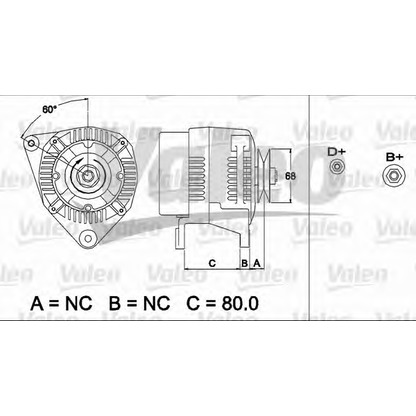 Foto Alternatore VALEO 437484