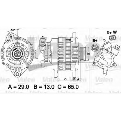 Photo Alternateur VALEO 437497