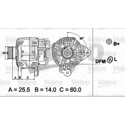 Foto Alternatore VALEO 437502