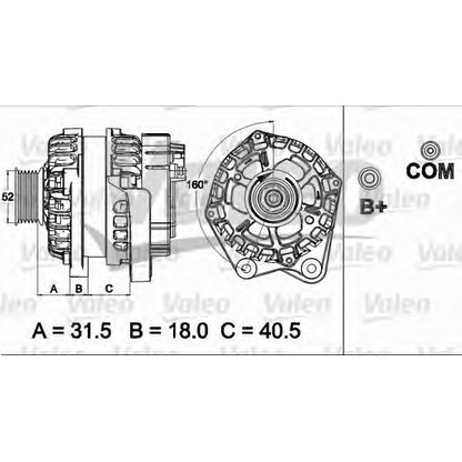 Zdjęcie Alternator VALEO 437506