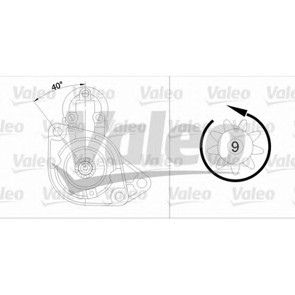 Photo Starter VALEO 455548