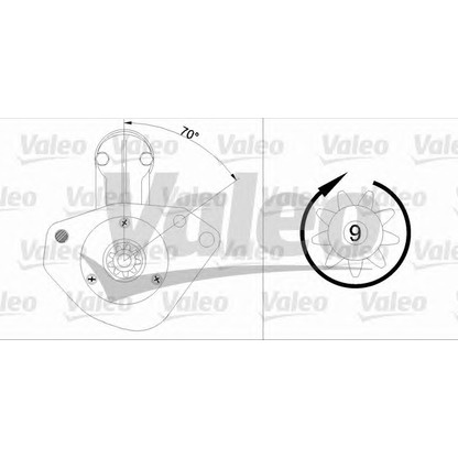 Photo Starter VALEO 455744