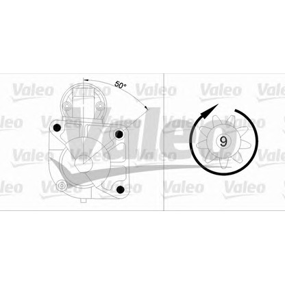 Foto Motorino d'avviamento VALEO 455983