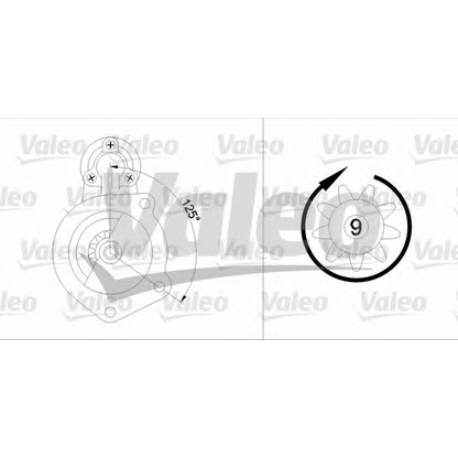 Photo Starter VALEO 458177