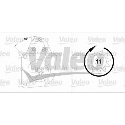 Foto Starter VALEO 458193