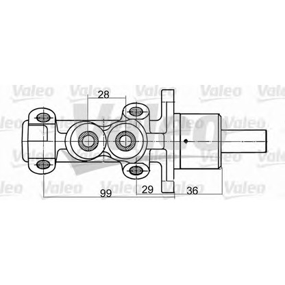 Foto Hauptbremszylinder VALEO 350707