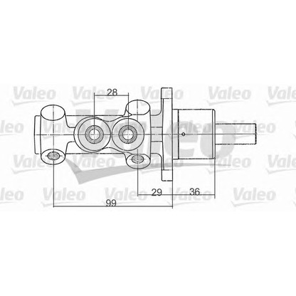 Photo Maître-cylindre de frein VALEO 350705