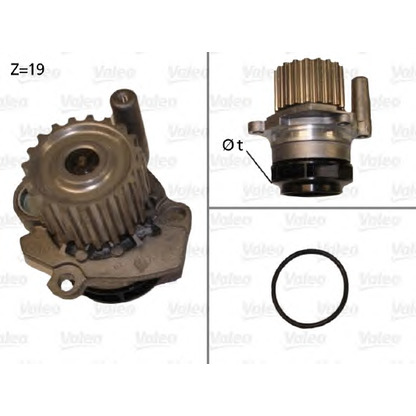 Zdjęcie Pompa wodna VALEO 506699