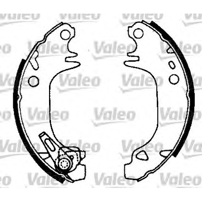 Photo Brake Shoe Set VALEO 553667