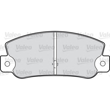 Photo Kit de plaquettes de frein, frein à disque VALEO 598141