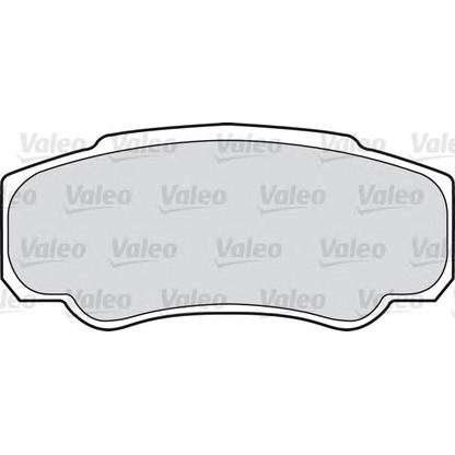 Photo Brake Pad Set, disc brake VALEO 598670