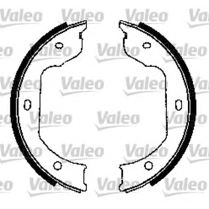 Zdjęcie Zesatw szczęk hamulcowych, hamulec postojowy VALEO 562805