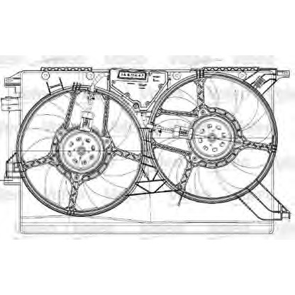 Foto Ventola, Raffreddamento motore VALEO 696085