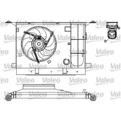 Photo Ventilateur, refroidissement du moteur VALEO 696211