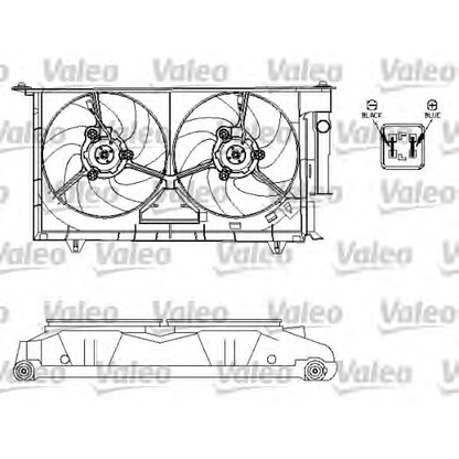 Foto Ventilador, refrigeración del motor VALEO 696214