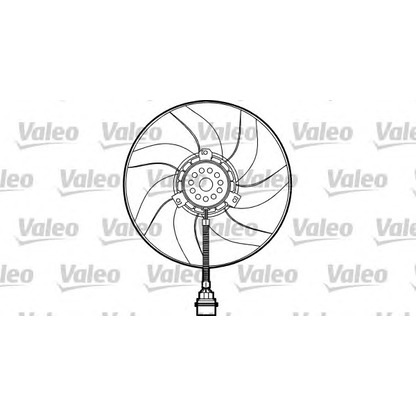 Photo Ventilateur, refroidissement du moteur VALEO 698465