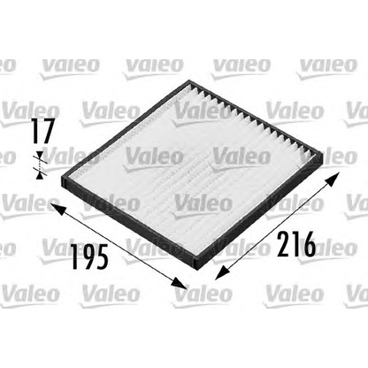 Photo Filtre, air de l'habitacle VALEO 698681