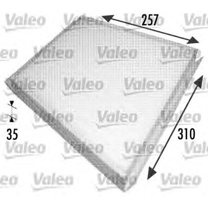 Foto Filter, Innenraumluft VALEO 698702