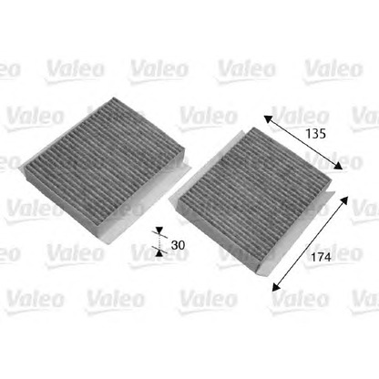 Foto Filter, Innenraumluft VALEO 698747