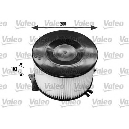 Photo Filter, interior air VALEO 698794