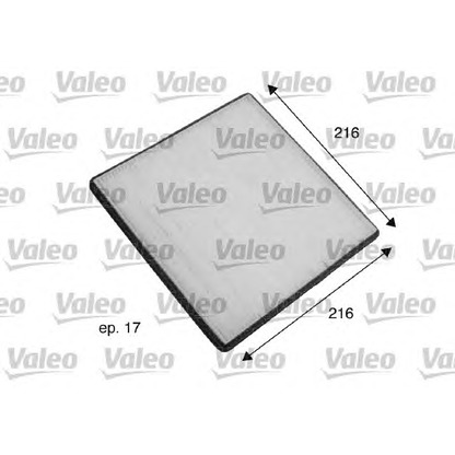 Photo Filter, interior air VALEO 698796