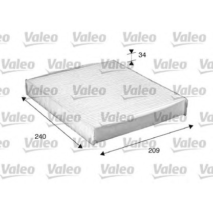 Foto Filter, Innenraumluft VALEO 698882