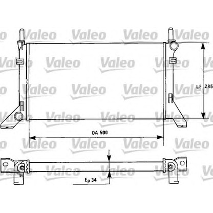 Foto Kühler, Motorkühlung VALEO 730122