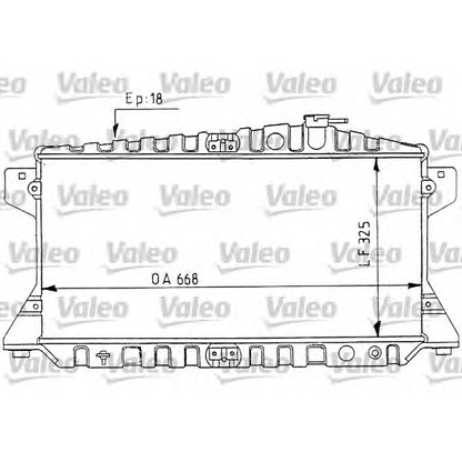 Photo Radiateur, refroidissement du moteur VALEO 730426