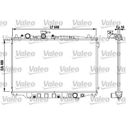 Photo Radiateur, refroidissement du moteur VALEO 730440