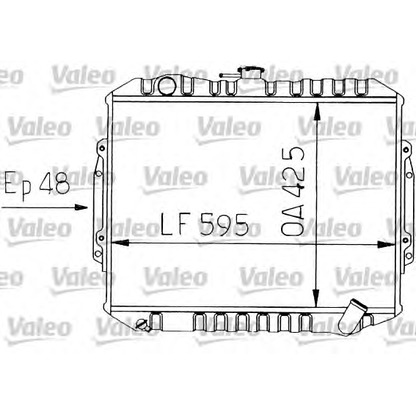 Foto Kühler, Motorkühlung VALEO 730454