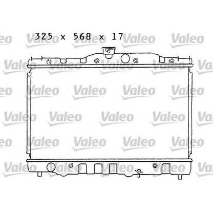 Photo Radiator, engine cooling VALEO 730467