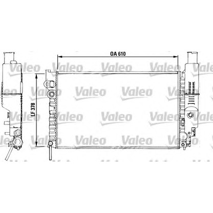 Photo Radiator, engine cooling VALEO 730512