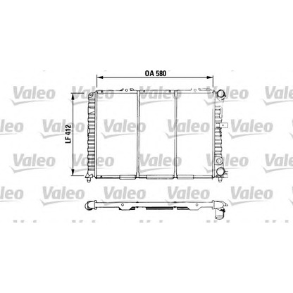 Foto Radiatore, Raffreddamento motore VALEO 730535