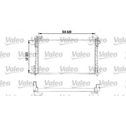 Foto Radiatore, Raffreddamento motore VALEO 730540