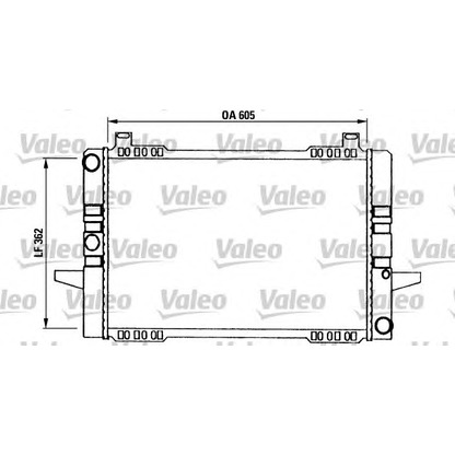 Photo Radiateur, refroidissement du moteur VALEO 730562