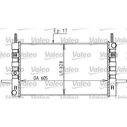 Photo Radiateur, refroidissement du moteur VALEO 730589