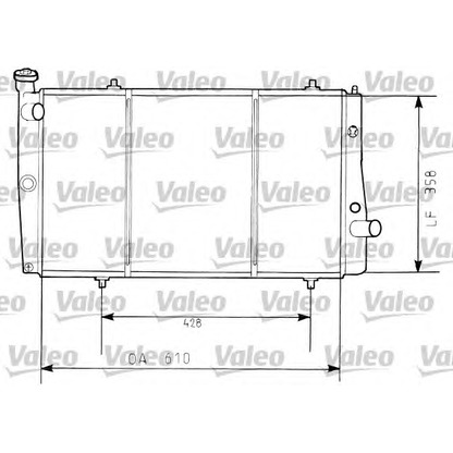 Foto Kühler, Motorkühlung VALEO 730634