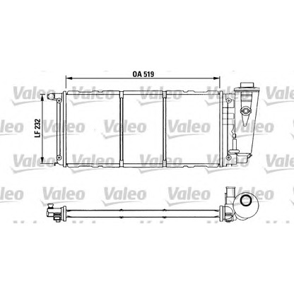 Photo Radiateur, refroidissement du moteur VALEO 730839